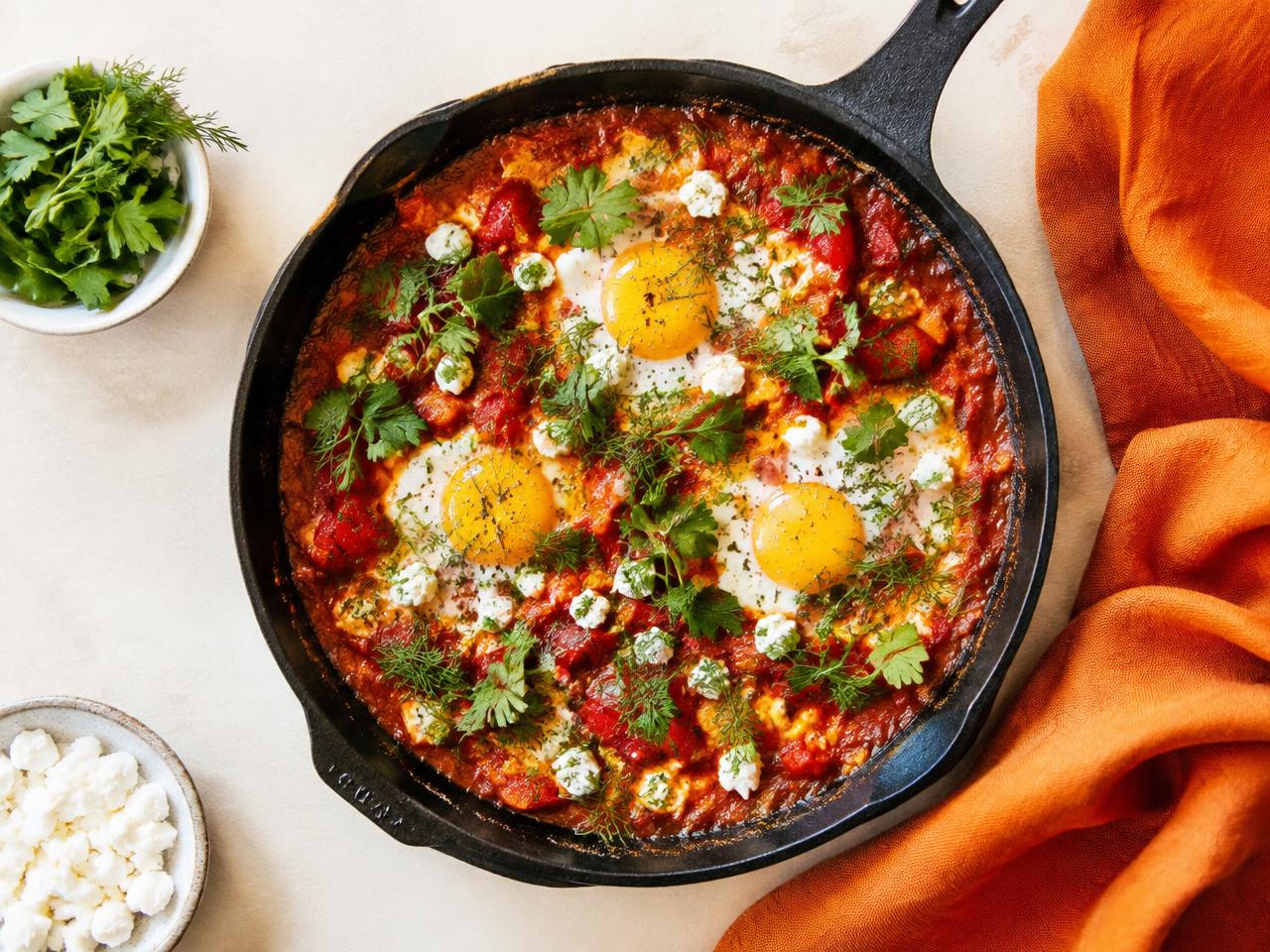 Shakshuka con huevos